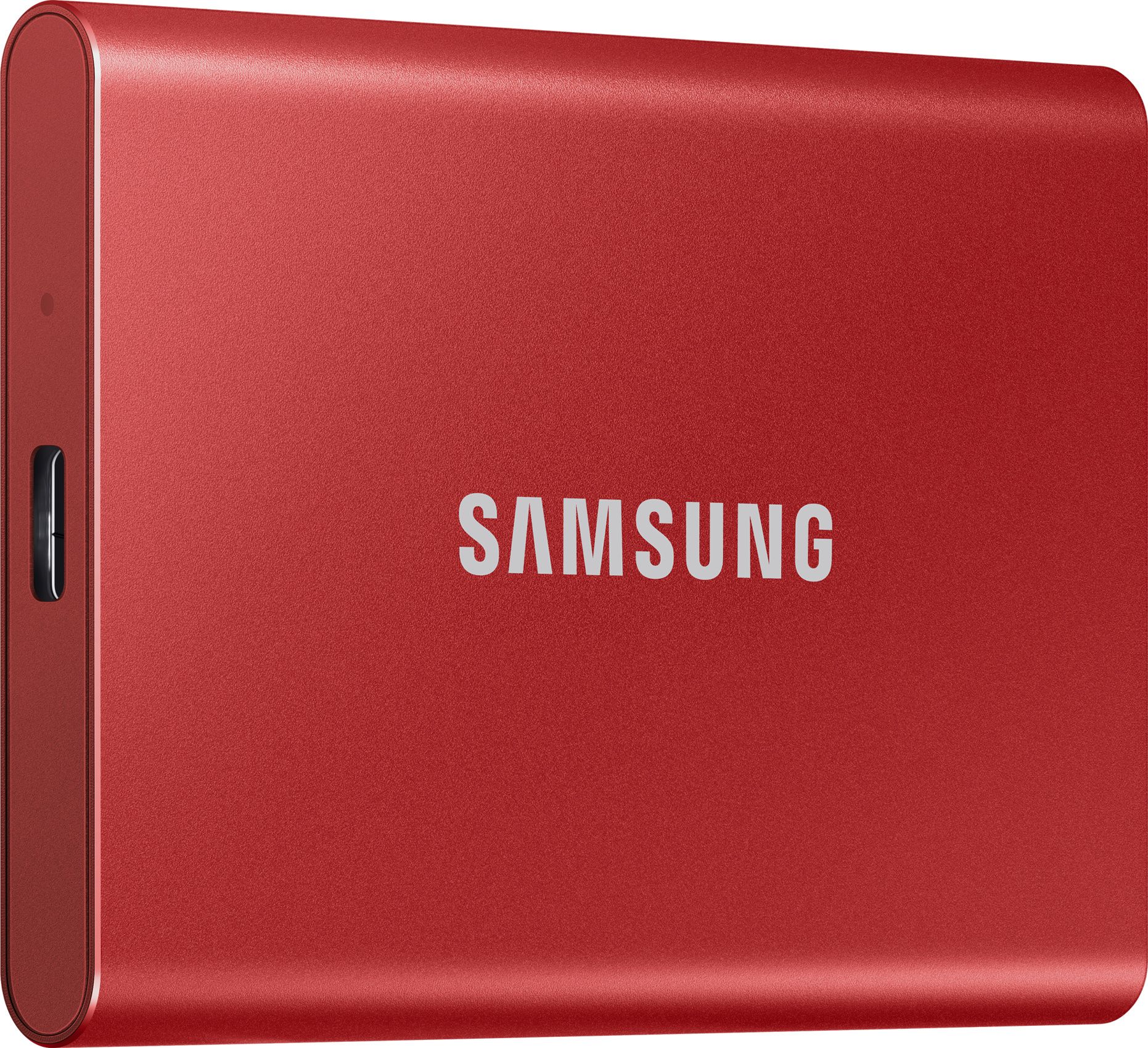 SAMSUNG Portable SSD T7 2TB extern USB 3.2 Gen 2 metallic red